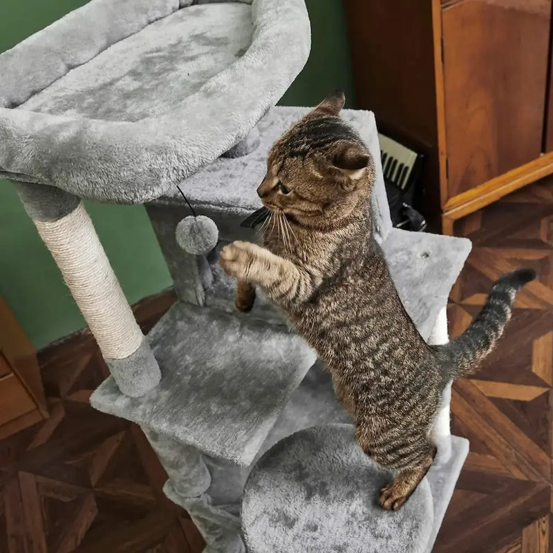 Arbre à Chat 116 cm – Hamac, Niche & Griffoirs, Stable