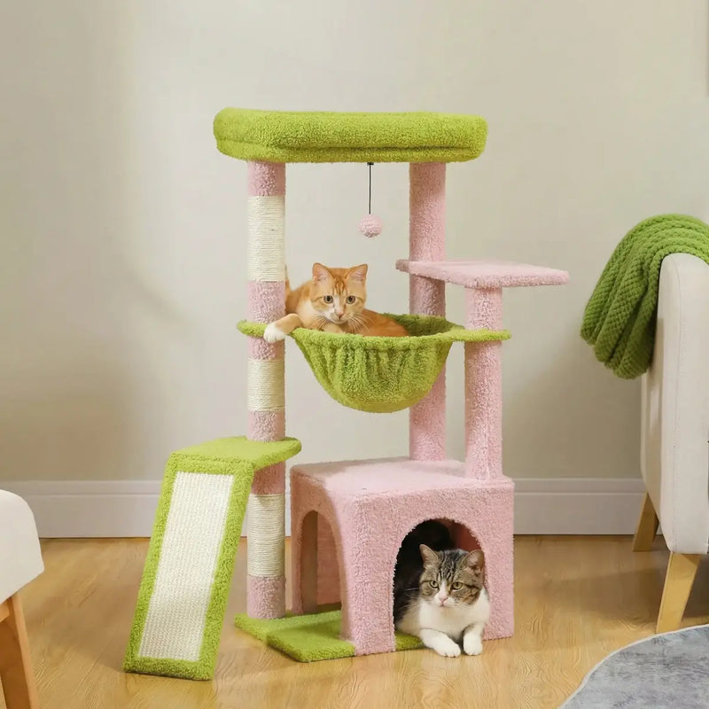 Arbre à Chat 92 cm – Hamac, Niche & Griffoirs – Stable
