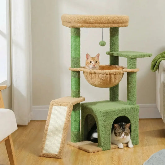 Arbre à Chat 92 cm – Hamac, Niche & Griffoirs – Stable
