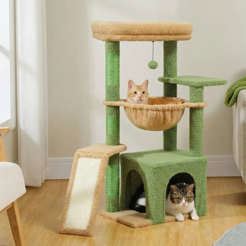 Arbre à Chat 92 cm – Hamac, Niche & Griffoirs – Stable