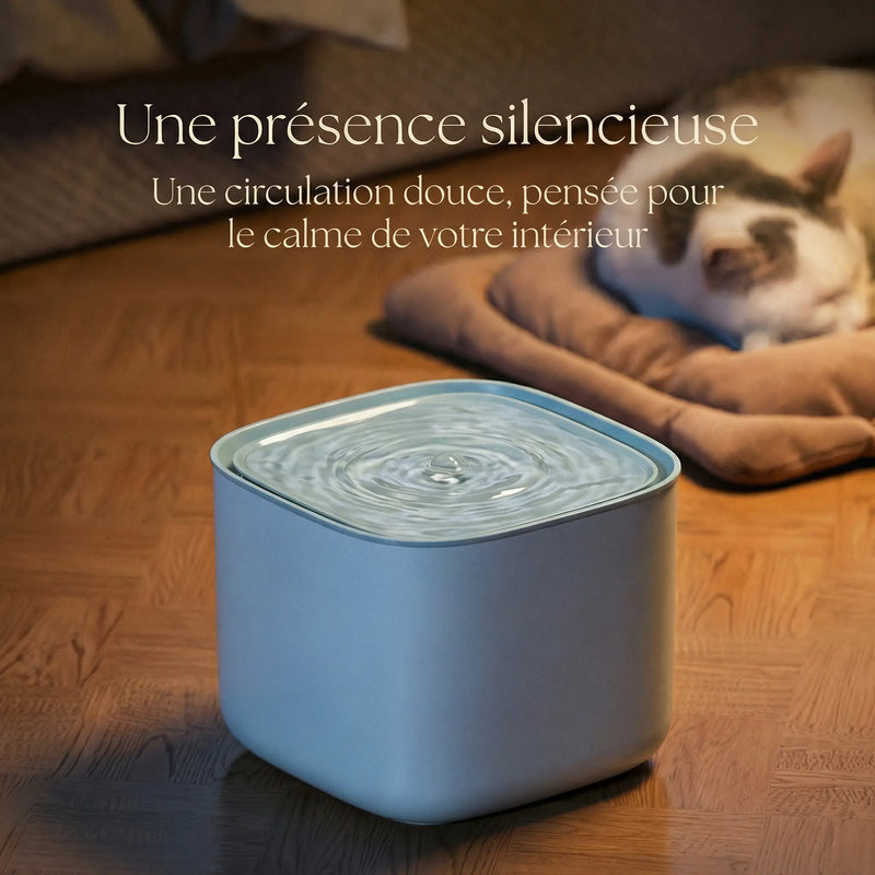 Fontaine à Eau pour Chat 3L – Filtration Continue, Ultra Silencieuse, USB